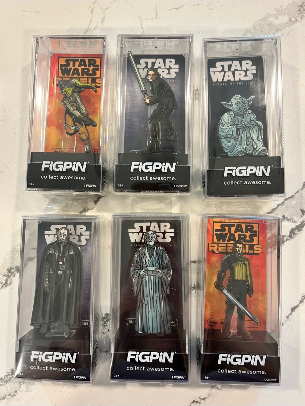 FiGPiN Star Wars Collectible Pin Set